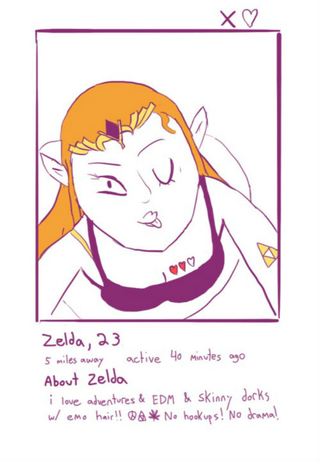 Illustration for article titled If Video Game Characters Used Tinder